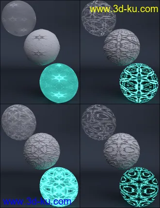 3D打印模型MMX Multi Purpose Pattern Shaders for Iray的图片
