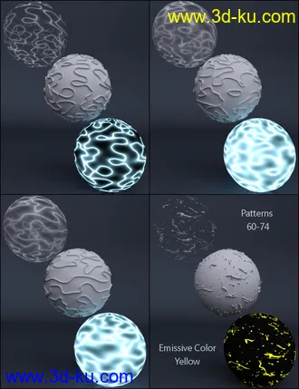 3D打印模型MMX Multi Purpose Pattern Shaders for Iray的图片