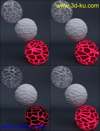 3D打印模型MMX Multi Purpose Pattern Shaders for Iray的图片