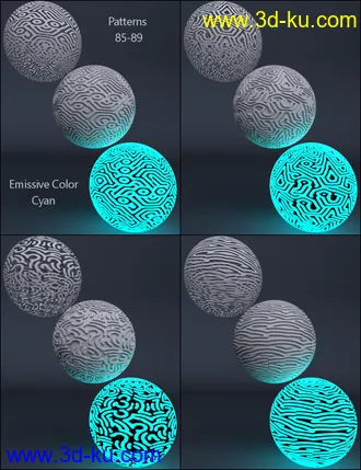 3D打印模型MMX Multi Purpose Pattern Shaders for Iray的图片