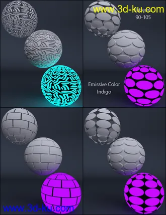 3D打印模型MMX Multi Purpose Pattern Shaders for Iray的图片
