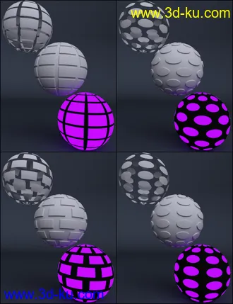 3D打印模型MMX Multi Purpose Pattern Shaders for Iray的图片