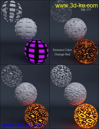 MMX Multi Purpose Pattern Shaders for Iray模型的图片32