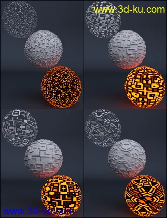 3D打印模型MMX Multi Purpose Pattern Shaders for Iray的图片