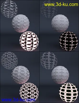 3D打印模型MMX Multi Purpose Pattern Shaders for Iray的图片