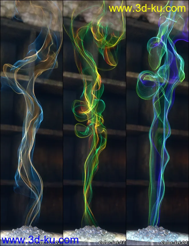 MMX Smoke Trails 2 for Iray模型的图片3