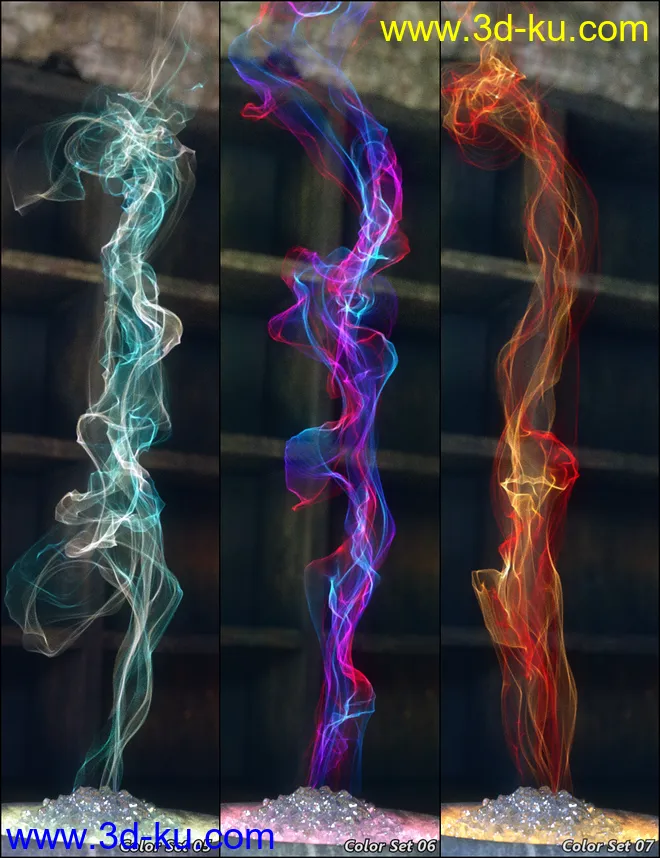 MMX Smoke Trails 2 for Iray模型的图片4