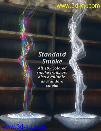 3D打印模型MMX Smoke Trails 2 for Iray的图片