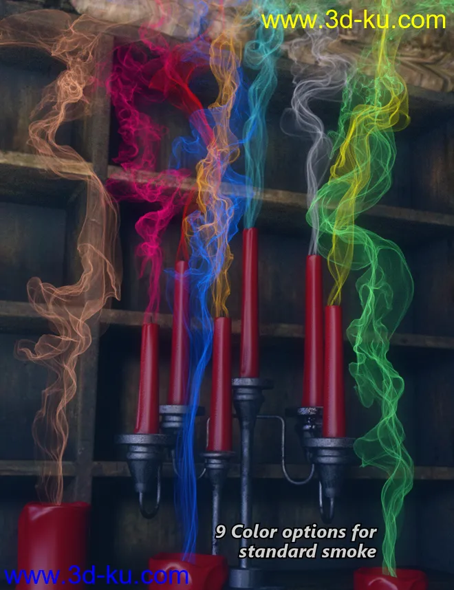 MMX Smoke Trails 2 for Iray模型的图片8