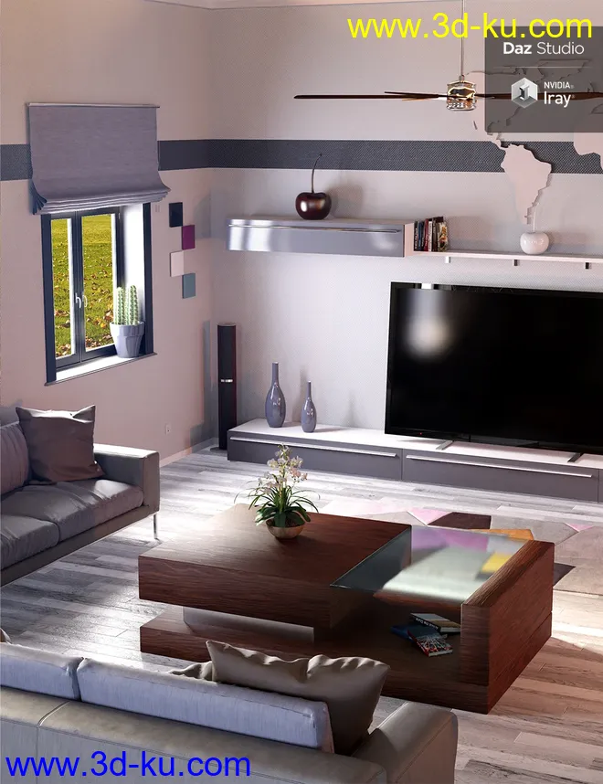 Modern Appartment模型的图片1