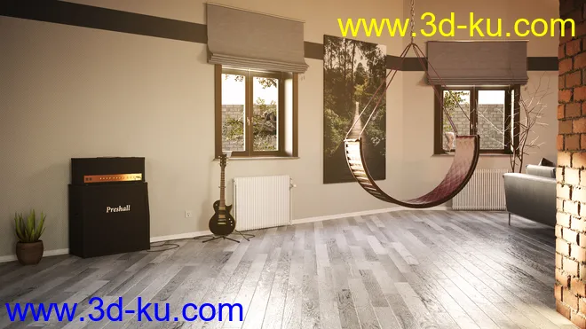 Modern Appartment模型的图片6