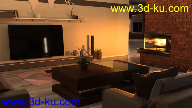 Modern Appartment模型的图片7