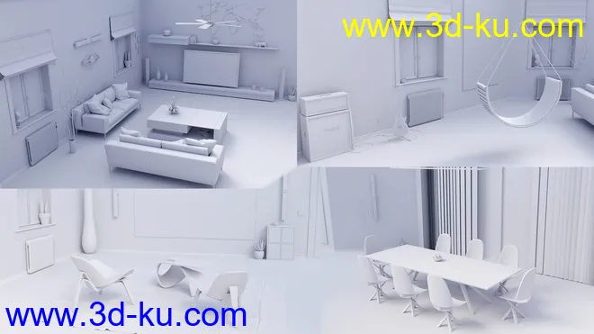 Modern Appartment模型的图片16