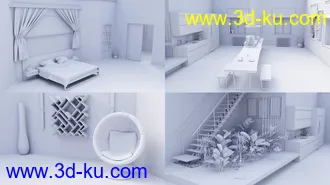 3D打印模型Modern Appartment的图片