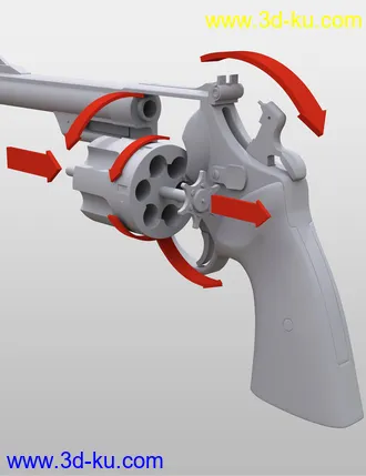 3D打印模型Modern Handguns的图片