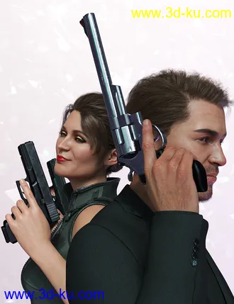 3D打印模型Modern Handguns的图片