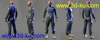 3D打印模型Modern Military Outfit for Genesis 8 Males的图片