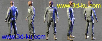 3D打印模型Modern Military Outfit for Genesis 8 Males的图片