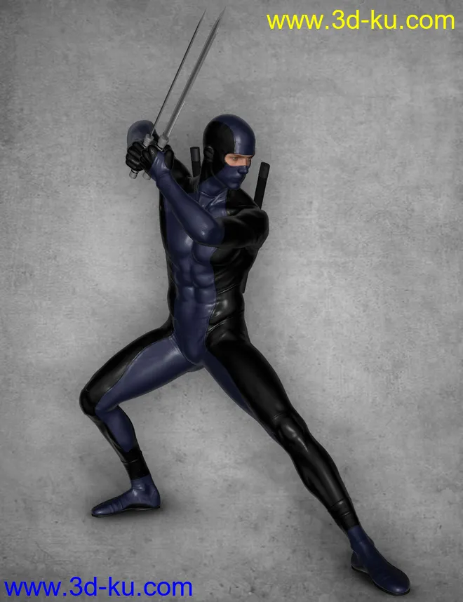 Modern Ninja Blades for Genesis 2 Male(s)模型的图片6