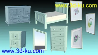 3D打印模型Monaco Bedroom的图片