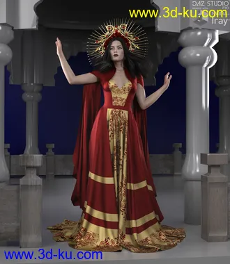 3D打印模型moonlight dforce outfit for G8F的图片