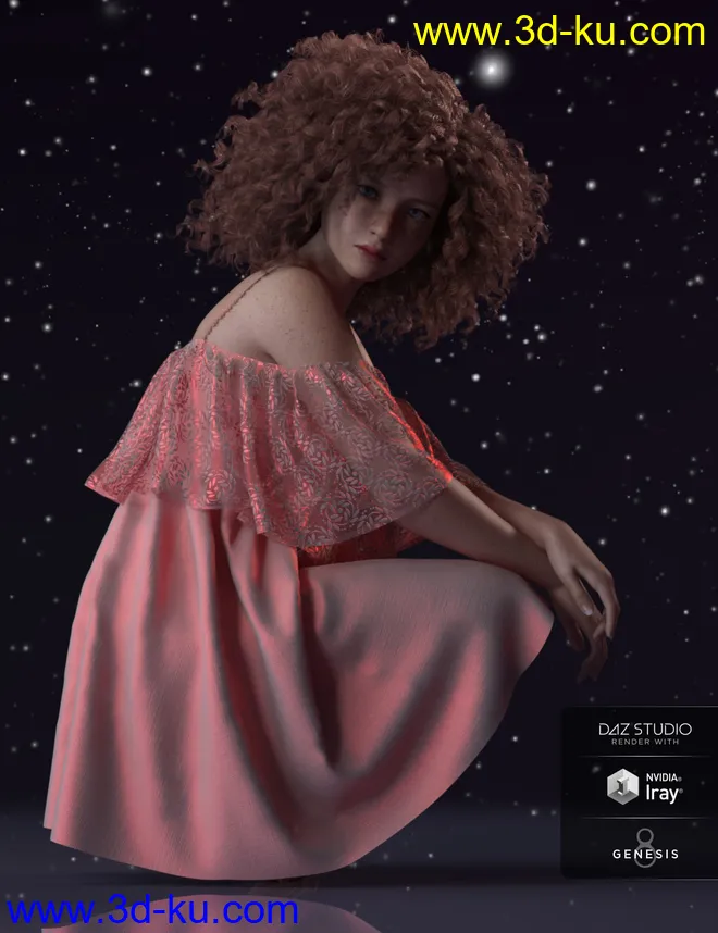 Morgana for Genesis 8 Female模型的图片4