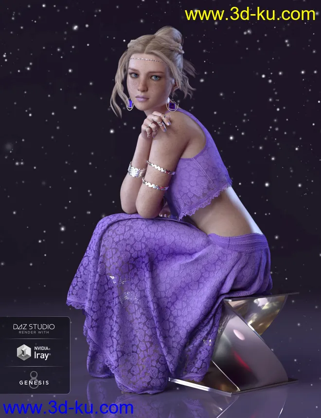 Morgana for Genesis 8 Female模型的图片6