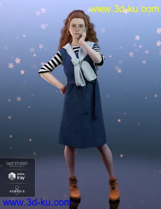 3D打印模型Morgana for Genesis 8 Female的图片