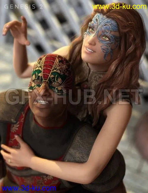 Morphing Face Mask Texture Pack模型的图片1