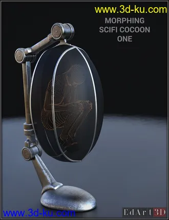 3D打印模型Morphing Scifi Cocoon One的图片