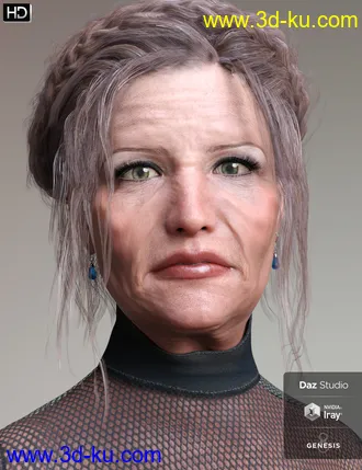 3D打印模型Mother and Daughters HD for Genesis 8 Female的图片