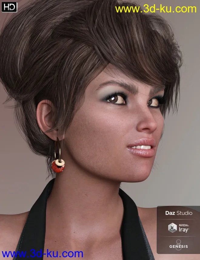 Mother and Daughters HD for Genesis 8 Female模型的图片4