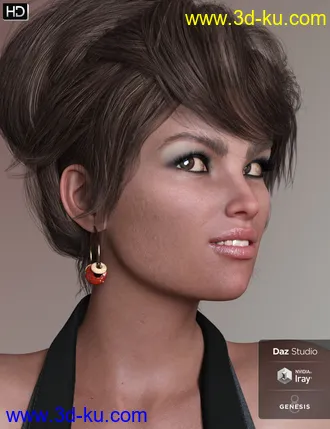 3D打印模型Mother and Daughters HD for Genesis 8 Female的图片