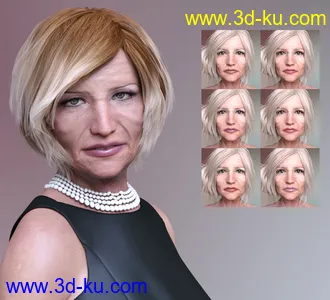 3D打印模型Mother and Daughters HD for Genesis 8 Female的图片