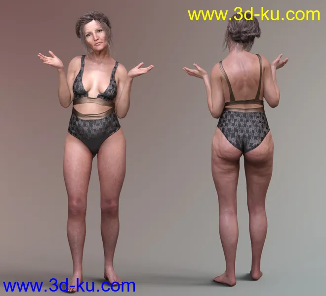 Mother and Daughters HD for Genesis 8 Female模型的图片12