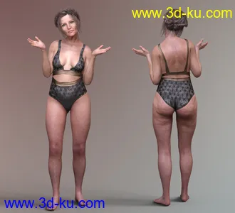 3D打印模型Mother and Daughters HD for Genesis 8 Female的图片