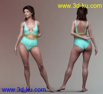 3D打印模型Mother and Daughters HD for Genesis 8 Female的图片