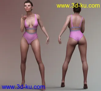 3D打印模型Mother and Daughters HD for Genesis 8 Female的图片