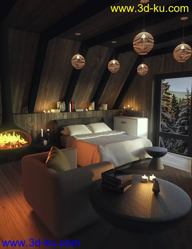 Mountain Cabin模型的图片1