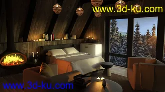 3D打印模型Mountain Cabin的图片