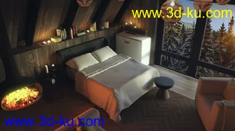 3D打印模型Mountain Cabin的图片
