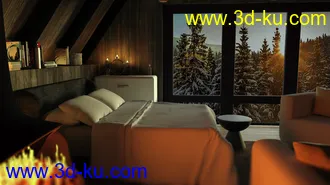 3D打印模型Mountain Cabin的图片