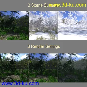 3D打印模型Mountain Forest的图片