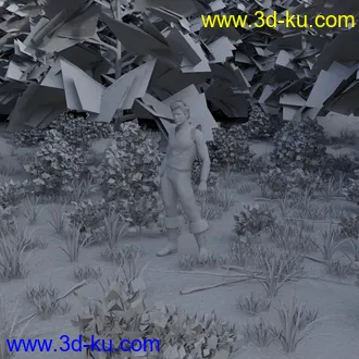 3D打印模型Mountain Forest的图片