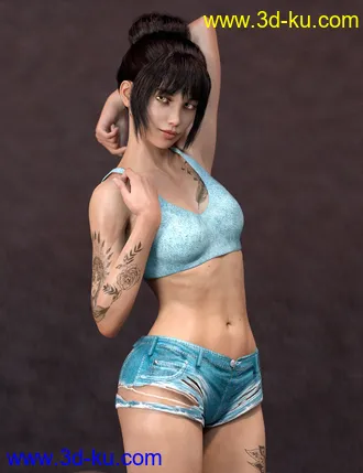 3D打印模型MR Bruna for Genesis 8 Female的图片