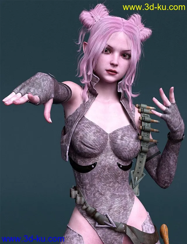 MR Gaya for Genesis 8.1 Female模型的图片1