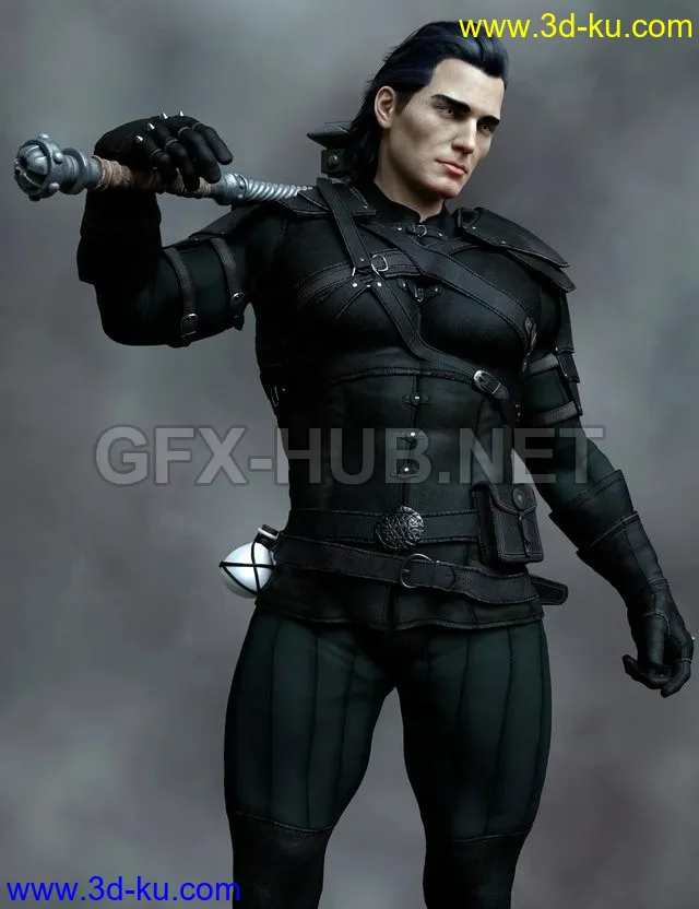 MR Gerho HD for Genesis 8 Male模型的图片1