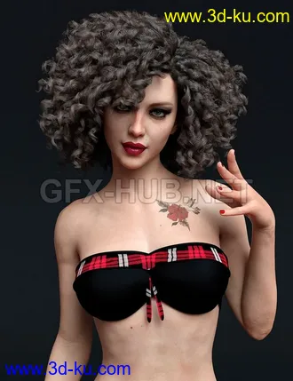 3D打印模型MR Isabelle HD for Genesis 8 Female的图片