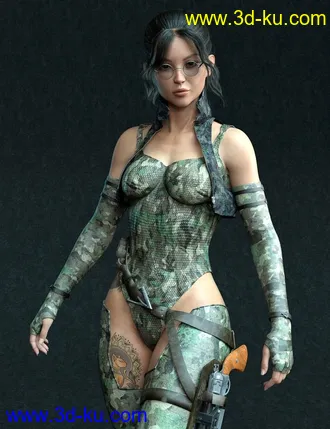 3D打印模型MR Lana for Genesis 8.1 Female的图片