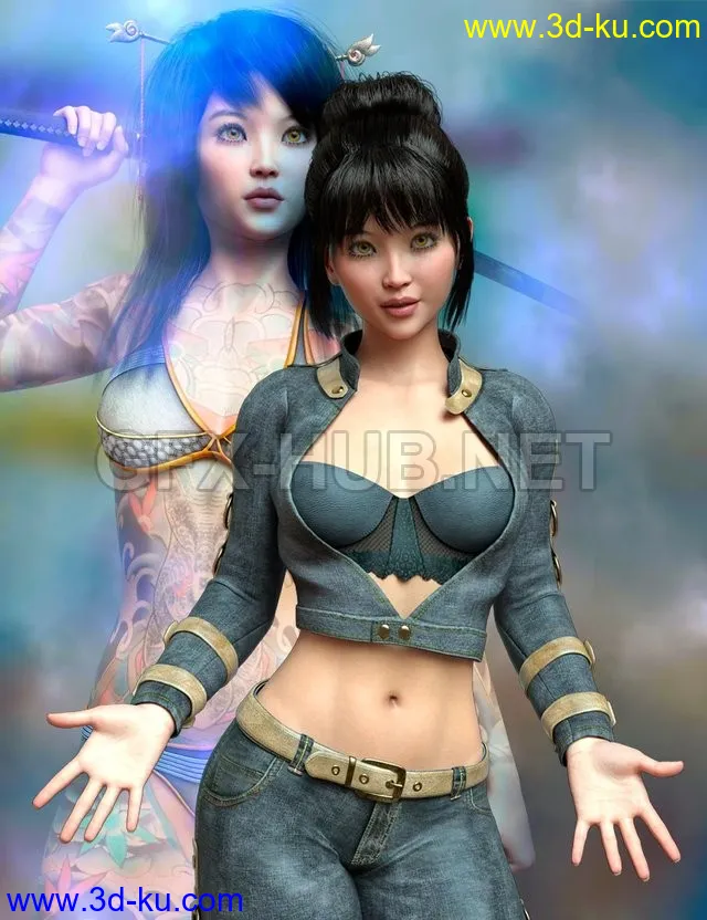 MR Yasmin for Genesis 8.1 Female模型的图片1